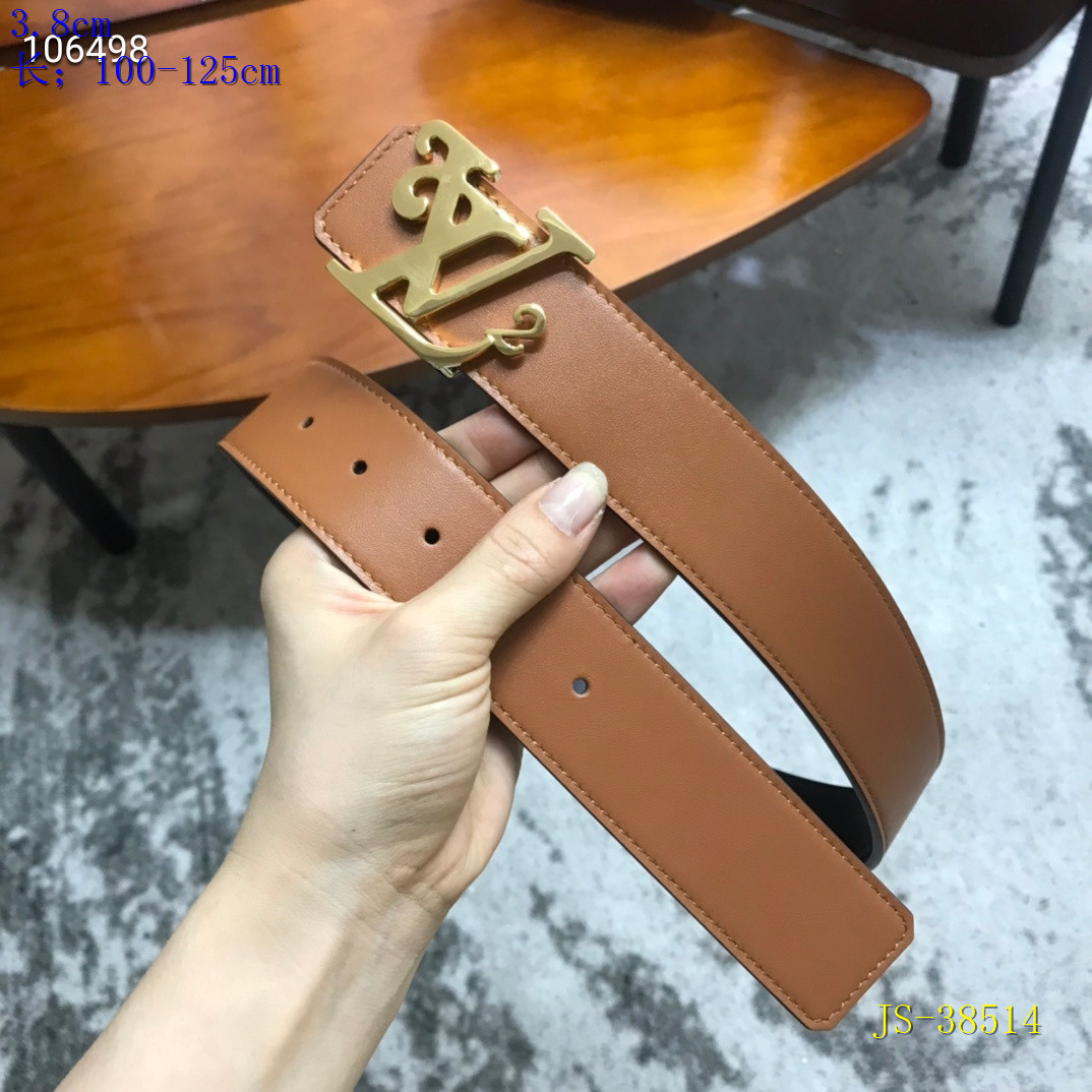 LV Belts 3.8 cm Width 007
